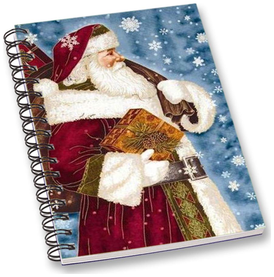 

RADANYA Santa Claus A5 Notebook Wirebound Ruled Paper Diary
