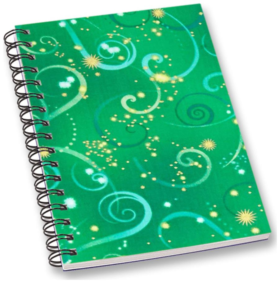 

RADANYA Scroll A5 Notebook Wirebound Ruled Paper Diary