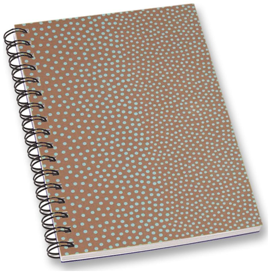 

RADANYA Small Dot A5 Notebook Wirebound Ruled Paper Diary