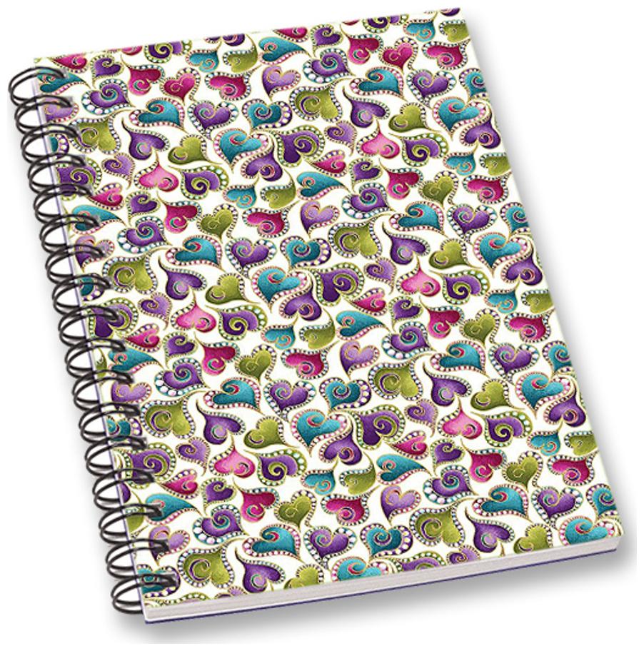 

RADANYA Small Leaf A5 Notebook Wirebound Ruled Paper Diary