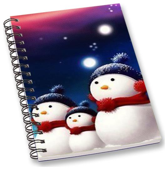 

RADANYA Snow World A5 Notebook Wirebound Ruled Paper Diary