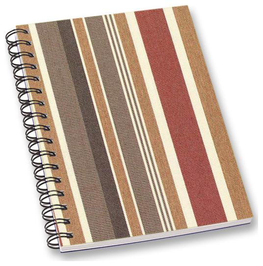 

RADANYA Stripe A5 Notebook Wirebound Ruled Paper Diary
