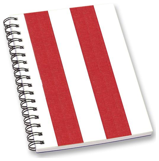 

RADANYA Stripe A5 Notebook Wirebound Ruled Paper Diary