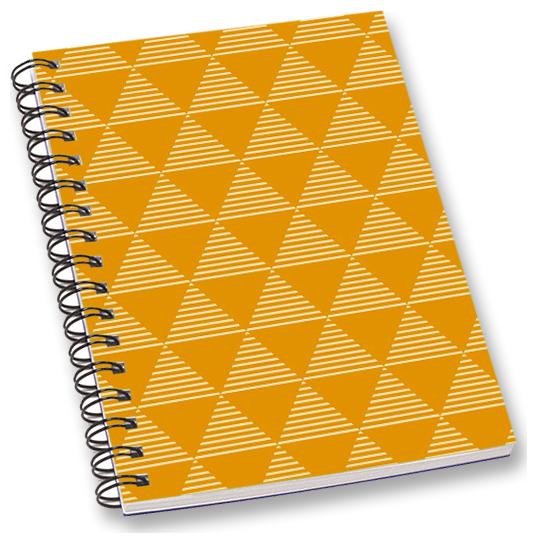

RADANYA Striped A5 Notebook Wirebound Ruled Paper Diary