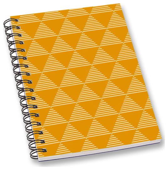 

RADANYA Striped A5 Notebook Wirebound Ruled Paper Diary