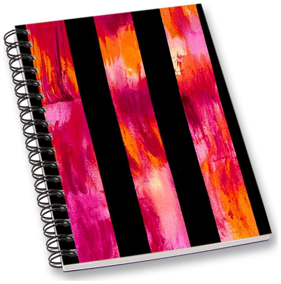 

RADANYA Stripe A5 Notebook Wirebound Ruled Paper Diary