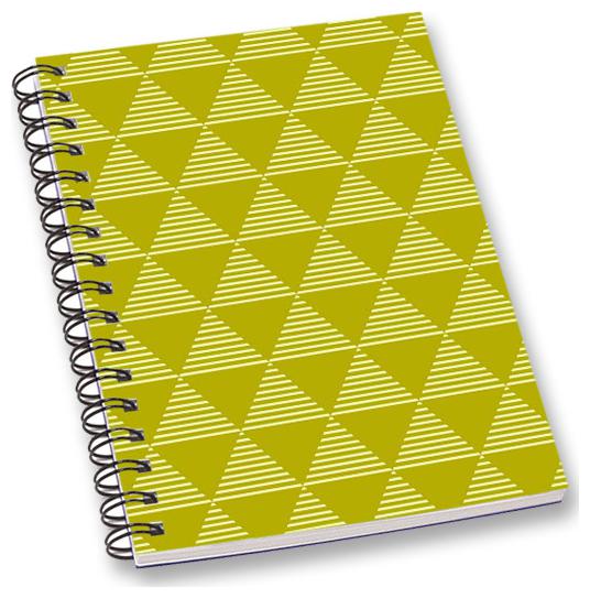 

RADANYA Striped A5 Notebook Wirebound Ruled Paper Diary