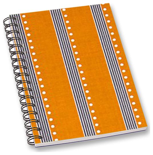 

RADANYA Stripe A5 Notebook Wirebound Ruled Paper Diary