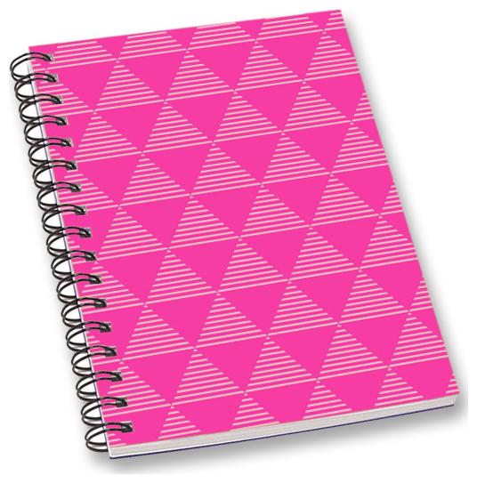 

RADANYA Striped A5 Notebook Wirebound Ruled Paper Diary