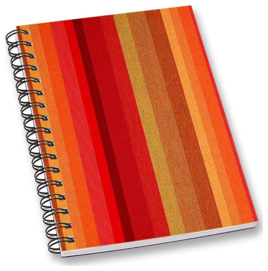 

RADANYA Stripe A5 Notebook Wirebound Ruled Paper Diary