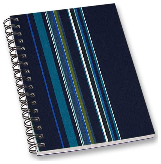 

RADANYA Stripe A5 Notebook Wirebound Ruled Paper Diary