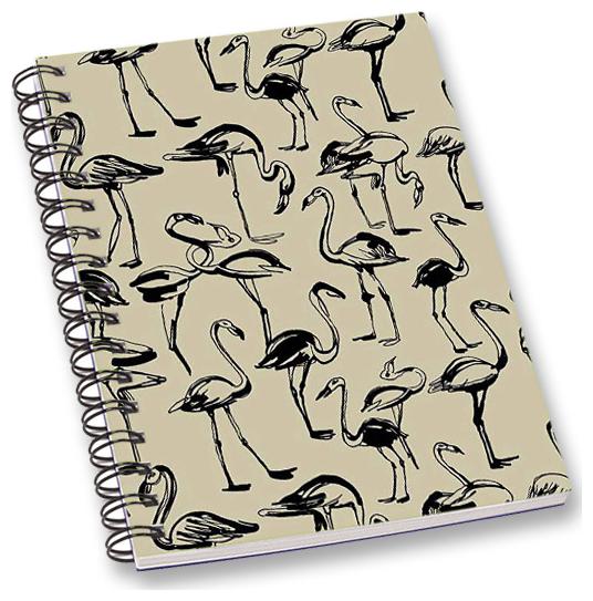 

RADANYA Swan A5 Notebook Wirebound Ruled Paper Diary