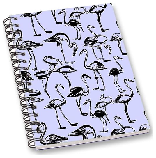 

RADANYA Swan A5 Notebook Wirebound Ruled Paper Diary