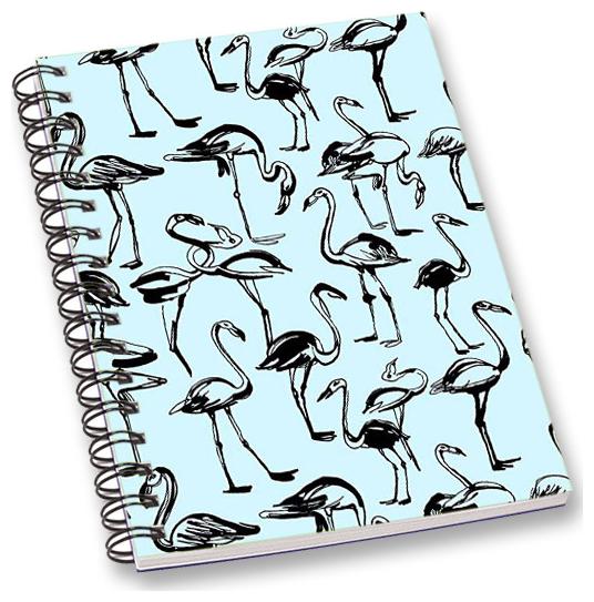 

RADANYA Swan A5 Notebook Wirebound Ruled Paper Diary