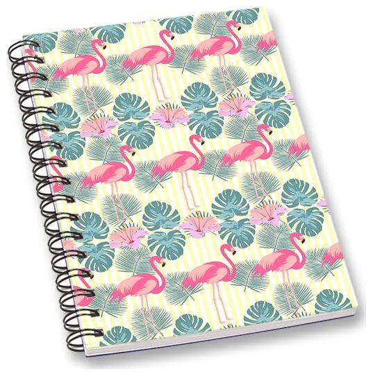 

RADANYA Swan A5 Notebook Wirebound Ruled Paper Diary