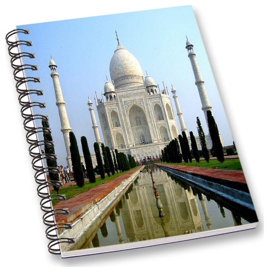 

RADANYA Taj Mahal A5 Notebook Wirebound Ruled Paper Diary