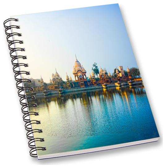 

RADANYA Temple A5 Notebook Wirebound Ruled Paper Diary