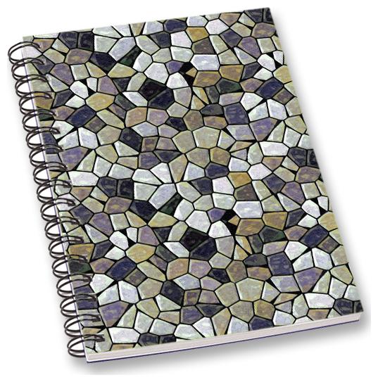

RADANYA Texture A5 Notebook Wirebound Ruled Paper Diary