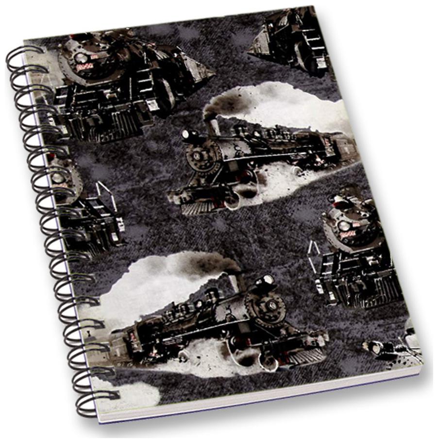 

RADANYA Trains A5 Notebook Wirebound Ruled Paper Diary