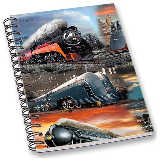 

RADANYA Train A5 Notebook Wirebound Ruled Paper Diary