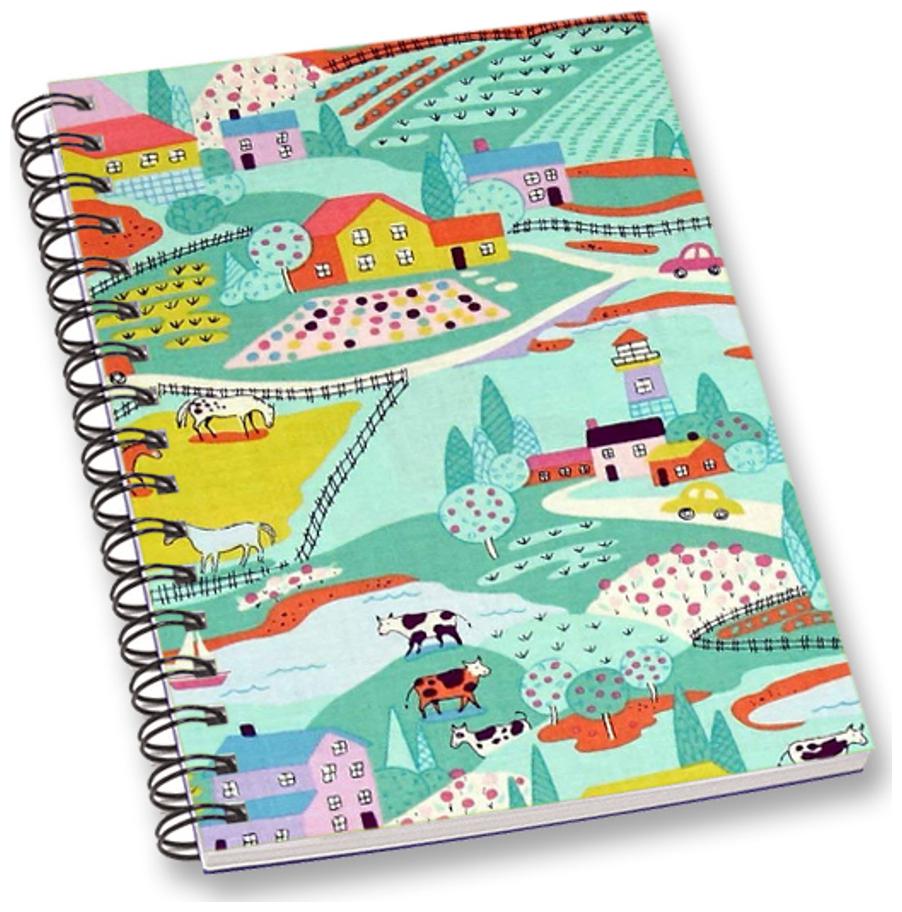 

RADANYA Village A5 Notebook Wirebound Ruled Paper Diary