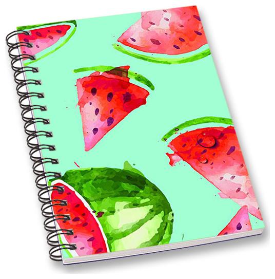 

RADANYA Water Melon A5 Notebook Wirebound Ruled Paper Diary