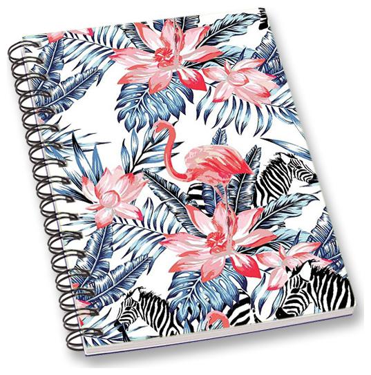 

RADANYA Zebra A5 Notebook Wirebound Ruled Paper Diary