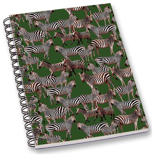 

RADANYA Zebra A5 Notebook Wirebound Ruled Paper Diary