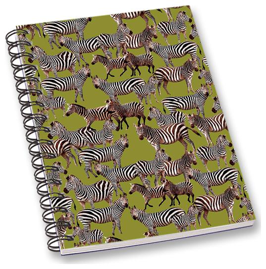 

RADANYA Zebra A5 Notebook Wirebound Ruled Paper Diary