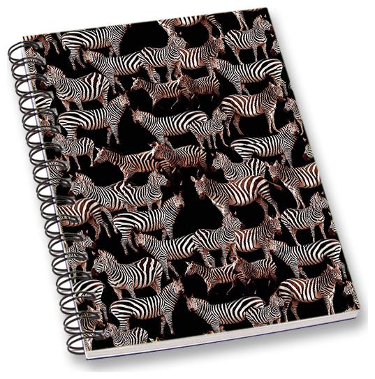 

RADANYA Zebra A5 Notebook Wirebound Ruled Paper Diary