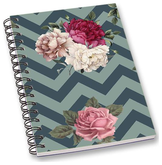 

RADANYA Zig A5 Notebook Wirebound Ruled Paper Diary