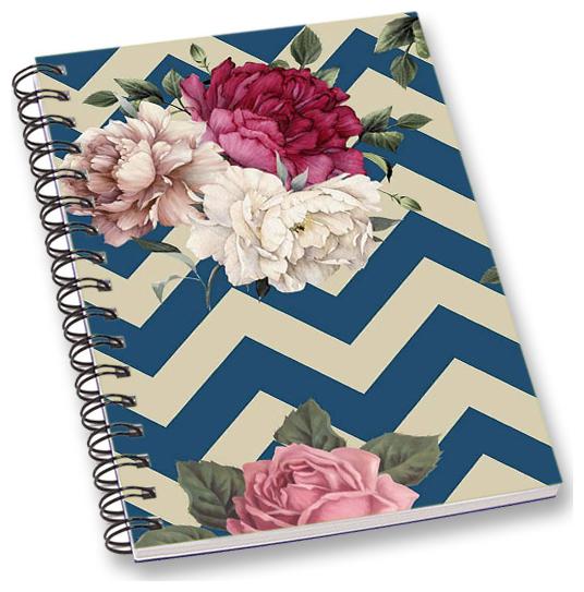 

RADANYA Zig A5 Notebook Wirebound Ruled Paper Diary