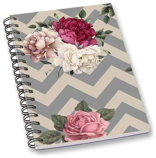 

RADANYA Zig A5 Notebook Wirebound Ruled Paper Diary