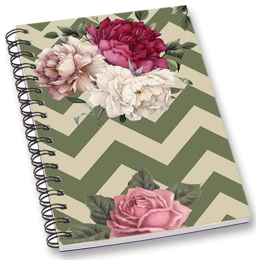 

RADANYA Zig A5 Notebook Wirebound Ruled Paper Diary