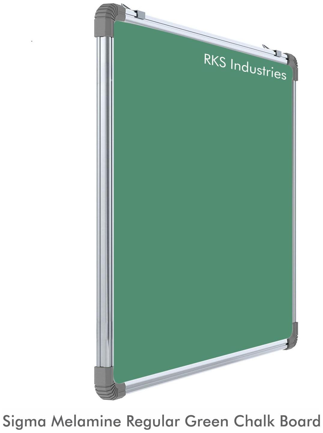 

RKS Industries (Non-Magnetic) Green Chalkboard Lightweight Aluminium Frame 2 x 3 ft