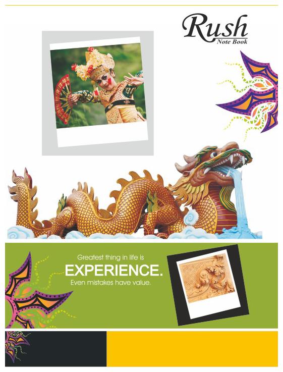 

Rush 116 Pages A4 Notebook (Pack of 4)