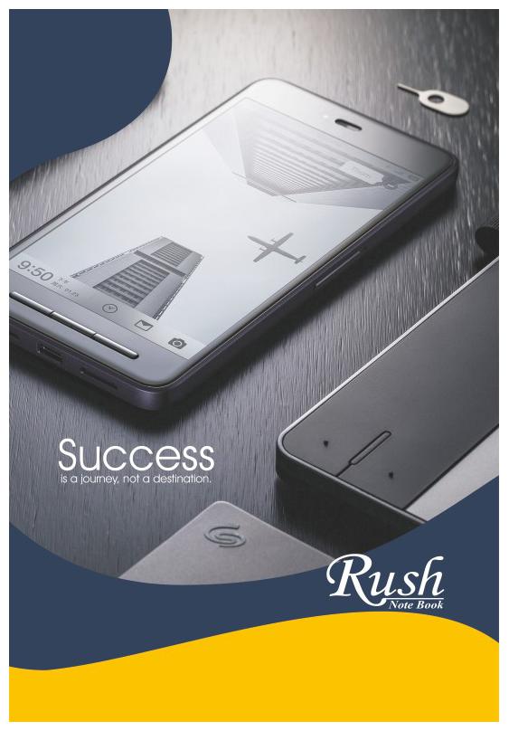 

Rush 164 Pages A4 Notebook (Pack of 3)