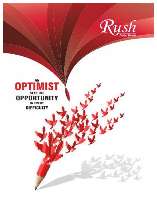 

Rush 292 Pgs Premium A4 Notebook (Pack of 4) - Single Line Ruled