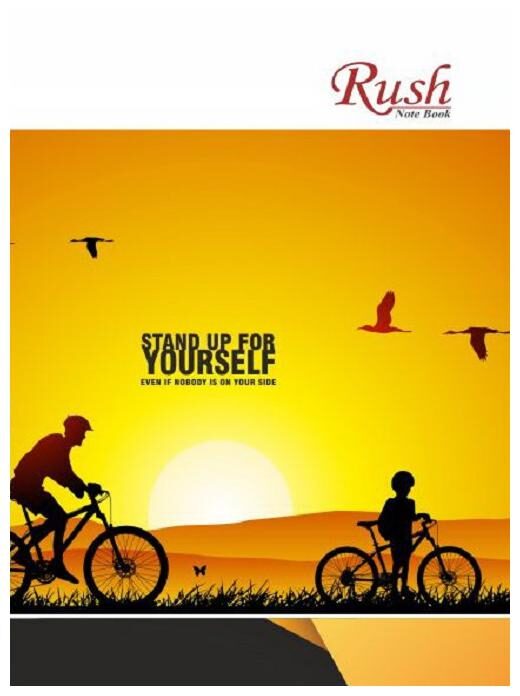 

Rush 68 Pgs Premium A4 Notebook (Pack of 12) - Single Line Ruled