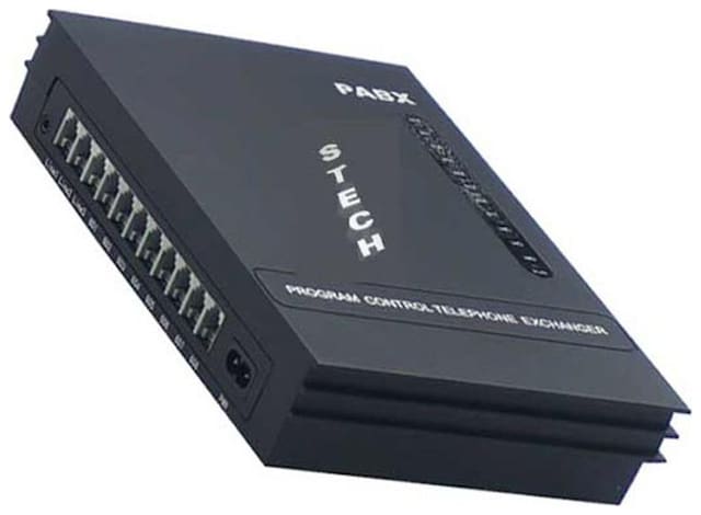 S-TECH EPABX Machine MD308 For 3 Main (Trunk) Lines and 8 Extentions Telephone Intercom System