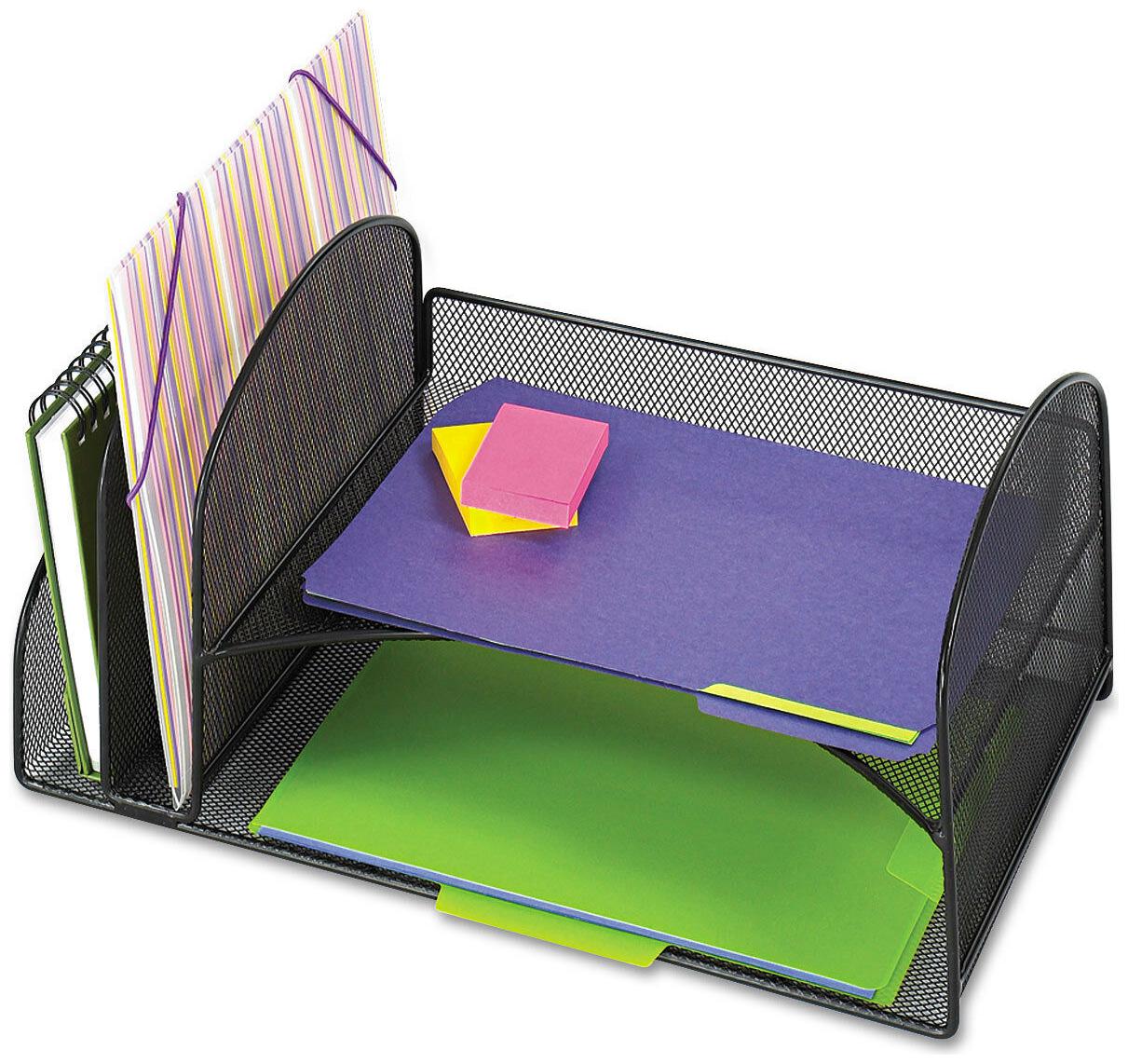

Safco Desk Organizer Two Vertical Two Horizontal Sections 17 x 10 3 4 x 7 3 4