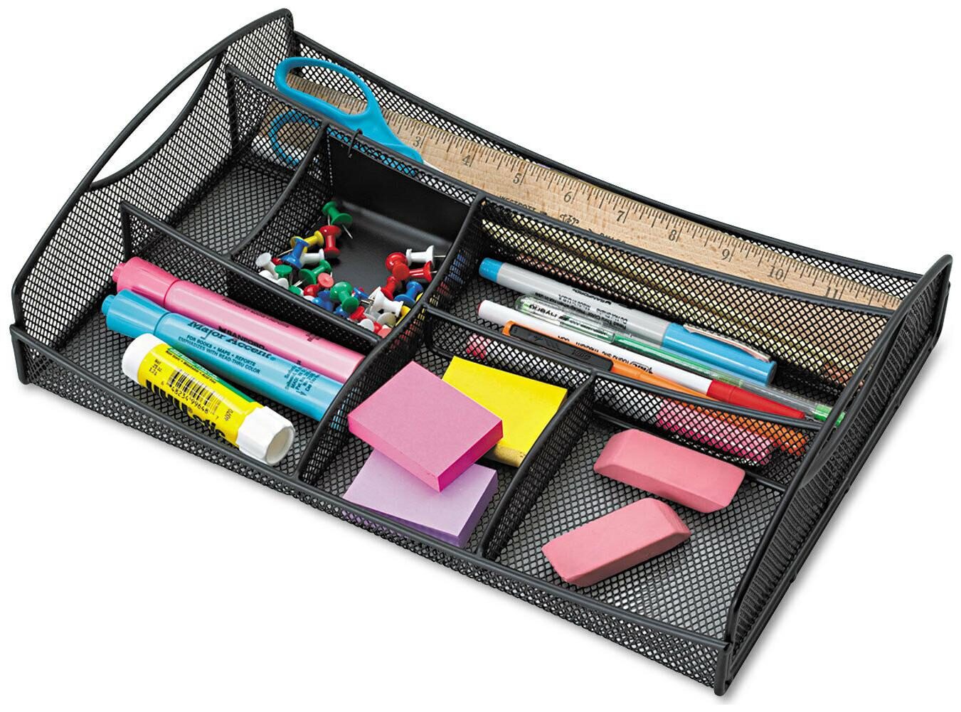

Safco Drawer Organizer Mesh Black 3262BL
