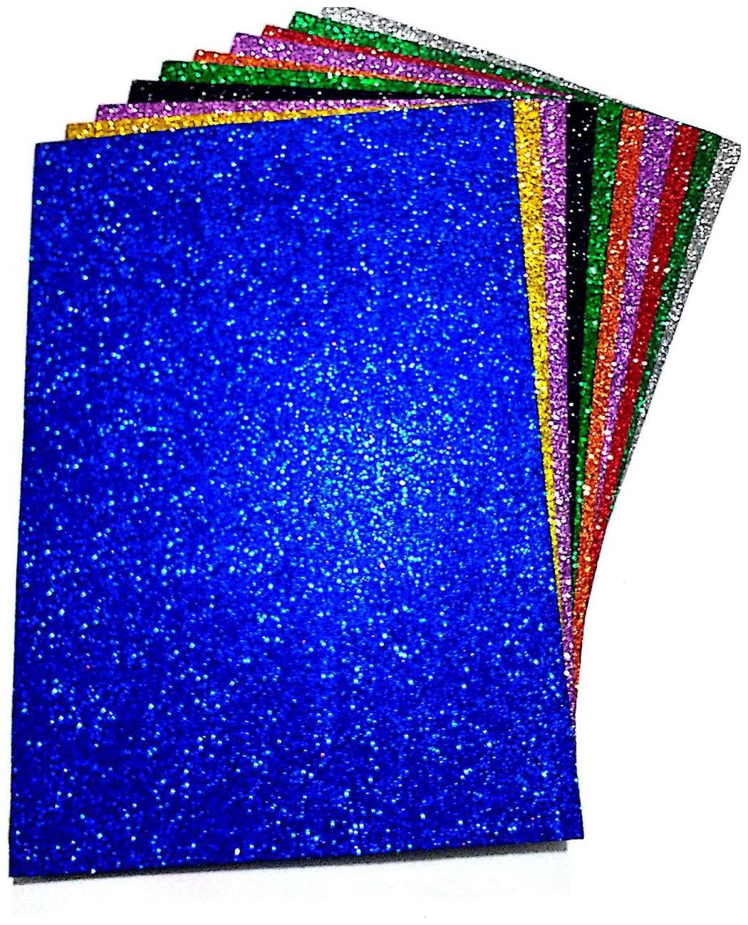 

SelectionWorld Art Craft Glitter Foam Sheets (Pack Of 10)