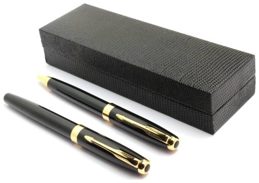 

SET OF 2 - BAOER 388 ICONIC ARROW CLIP ROLLERBALL BALLPOINT PEN GIFT SET