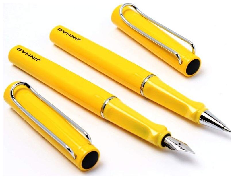 

Set Of 2 - Jinhao 599 Alstar Safari Fountain Rollerball Pen Metal Body With Stylish New