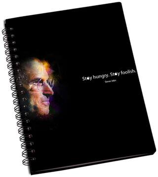 Shopmantra Steve Jobs Stay Hungry Stay Foolish Notebook
