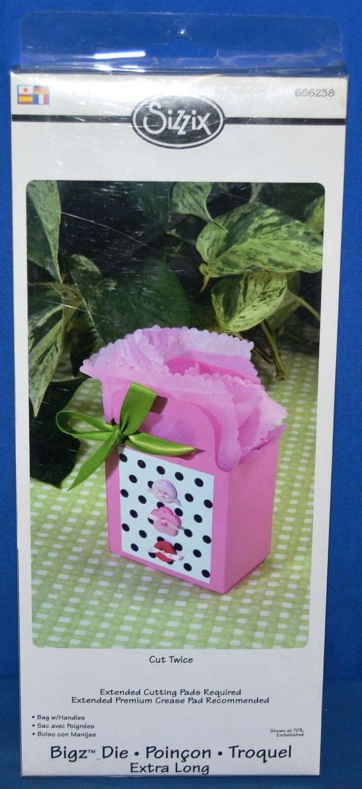 

Sizzix Bigz XL Die 6 X13 75 Handled Bag 656238