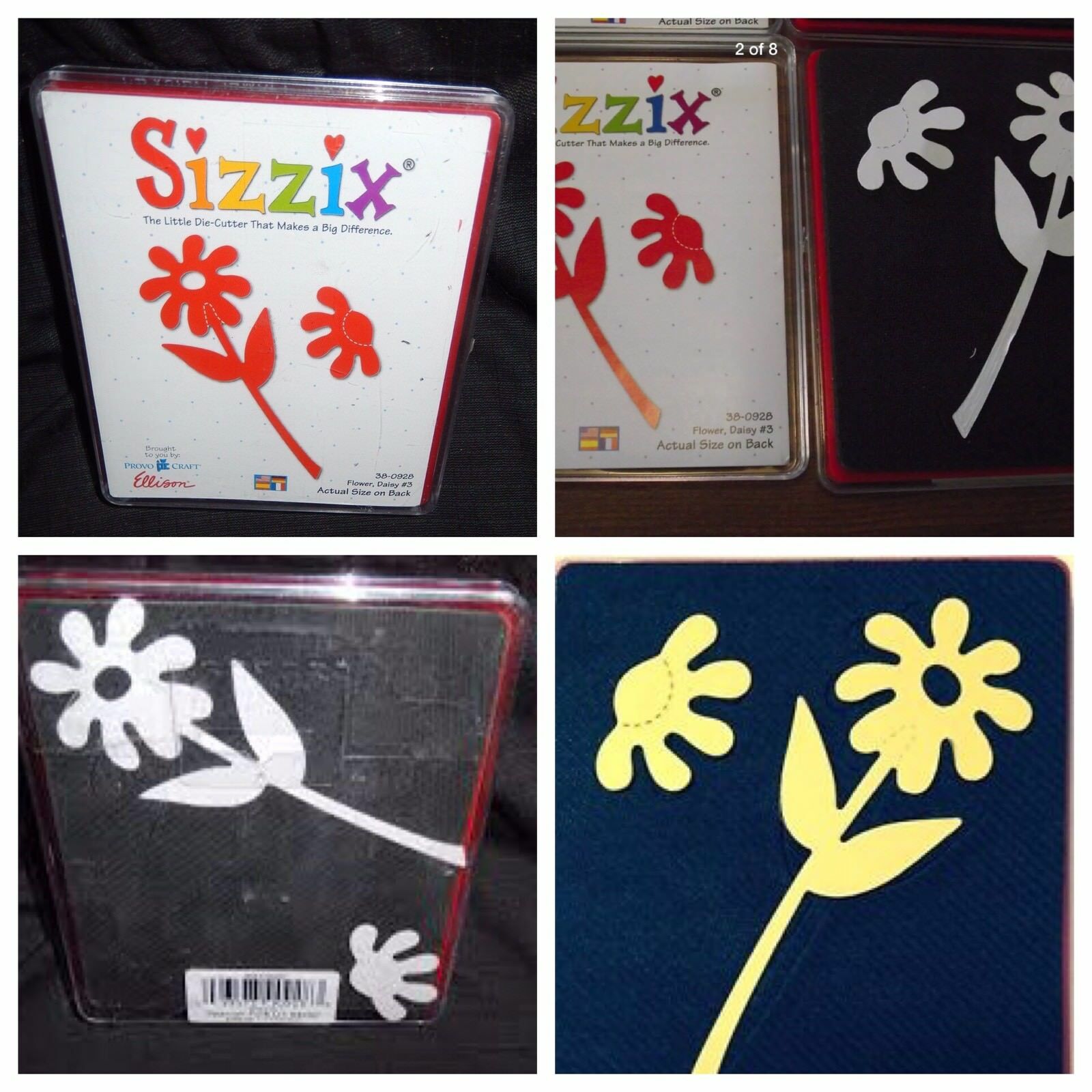 

Sizzix Die Flower Daisy 3 Originals Gardening Scrapbook Flower Diecut Retired