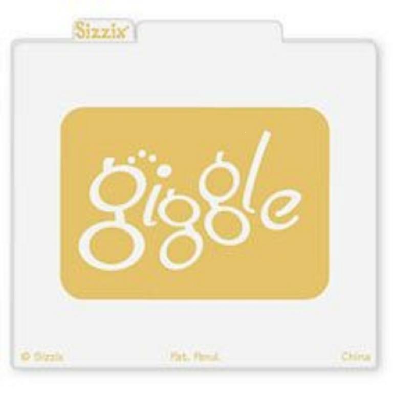 

SIZZIX SIMPLE IMPRESSIONS PHRASES GIGGLE-841182003171