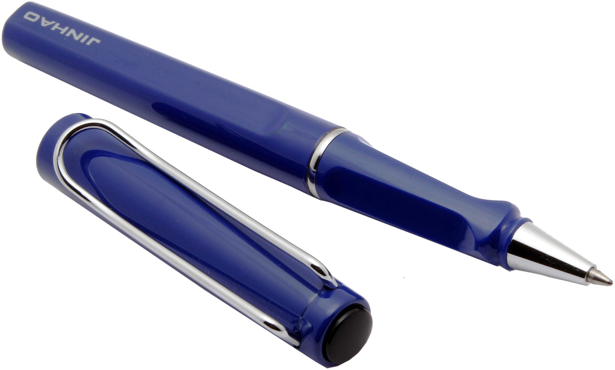 

SRPC Royal 599 Standard Shine Blue Signature Roller Ball Pen Chrome Trims